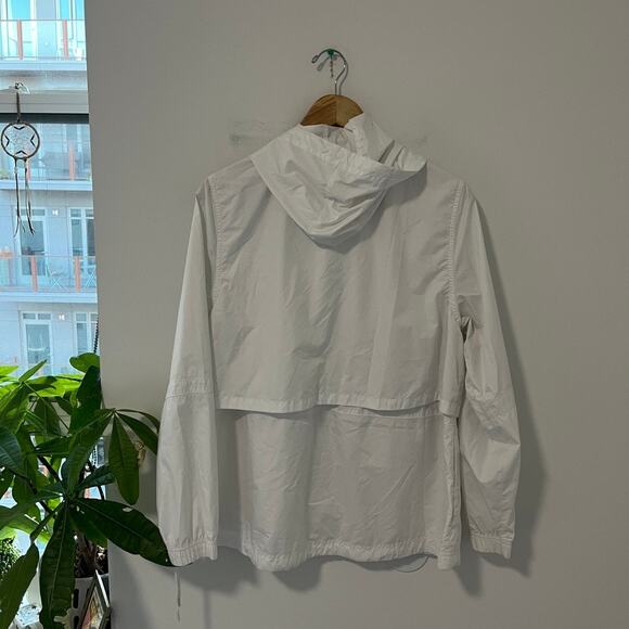 Nike White Woven Windbreaker Jacket Size Medium - Picture 8 of 8